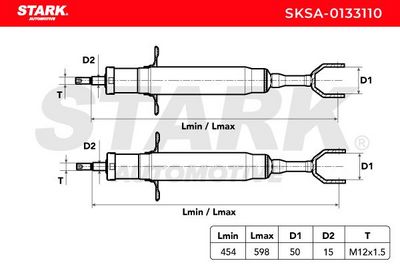 амортисьор STARK SKSA-0133110