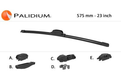 ASHUKI by Palidium PAL7-2580 Щетка стеклоочистителя  для FIAT STRADA (Фиат Страда)