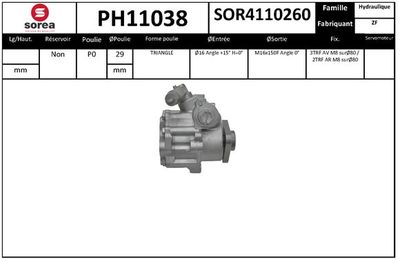 HYDRAULIKPUMPE LENKUNG EAI PH11038