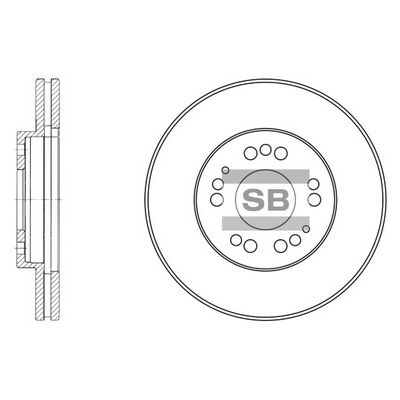 Hi-Q SD1022 Гальмівні диски 