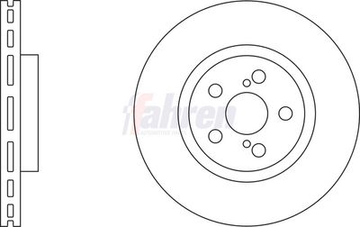 Fahren Brake Disc FBD6083