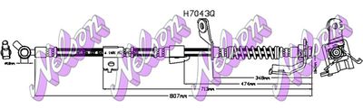 Тормозной шланг KAWE H7043Q для HYUNDAI GRANDEUR