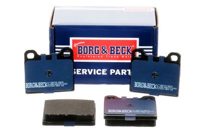 комплект спирачно феродо, дискови спирачки BORG & BECK BBP1210