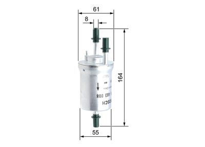 FILTRU COMBUSTIBIL BOSCH F026403008 4