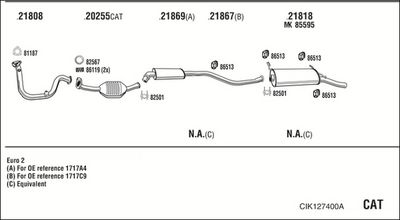 SISTEM DE ESAPAMENT WALKER CIK127400A