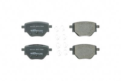 комплект спирачно феродо, дискови спирачки AISIN BPPS-7008