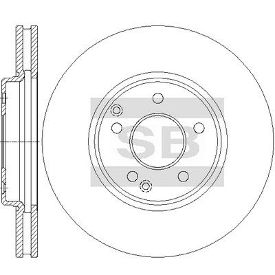 спирачен диск Hi-Q SD5537