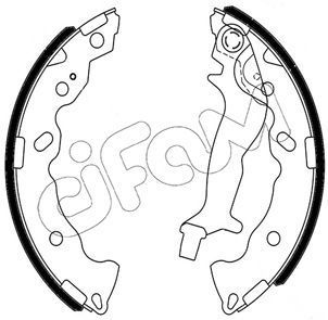 Комплект тормозных колодок CIFAM 153-707 для HYUNDAI i10