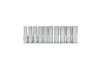 Ks Tools - Sasa 12-hranových nástrčných nadstavcov L-91mm, 1/2", 10ks