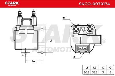 запалителна бобина STARK SKCO-0070174