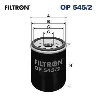 FILTRON OP 545/2 Масляный фильтр  для FIAT ALBEA (Фиат Албеа)