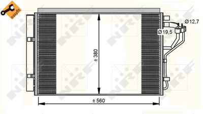 CONDENSATOR CLIMATIZARE NRF 35996 1