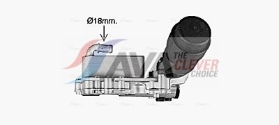 RADIATOR ULEI ULEI MOTOR AVA Clever Choice MS3741H 1