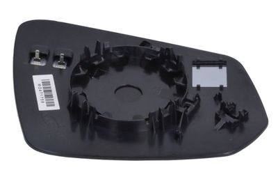 Zijspiegel glas Links (in reliëf, met verwarming) past: FORD TRANSIT / TOURNEO COURIER 07.23-