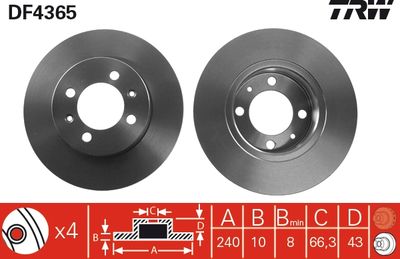 Brake Disc DF4365