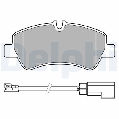 Brake Pad Set, disc brake LP3619