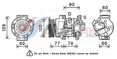 COMPRESOR CLIMATIZARE AVA Clever Choice TOK584