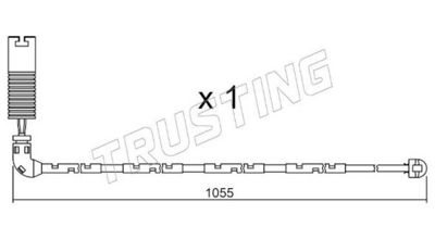 SENZOR DE AVERTIZARE UZURA PLACUTE DE FRANA