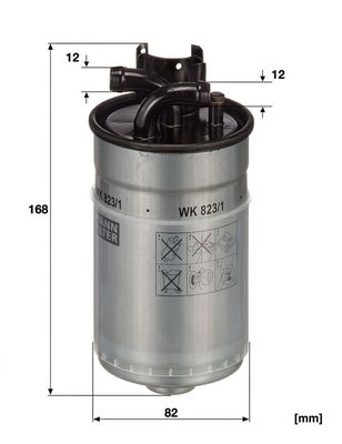FILTRU COMBUSTIBIL MANN-FILTER WK8231 1