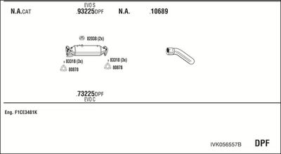Układ wydechowy WALKER IVK056557B