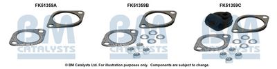 Монтажен комплект, изпускателна тръба BM Catalysts FK51359