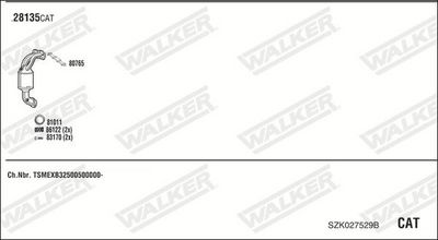 Изпускателна система WALKER SZK027529B