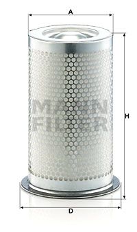 Filter, tryckluft MANN-FILTER LE 17 011 X