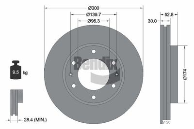 DISC FRANA BENDIX Braking BDS1676