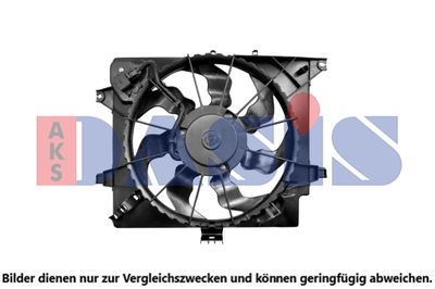 Вентилятор, охлаждение двигателя AKS DASIS 568083N для KIA CEED
