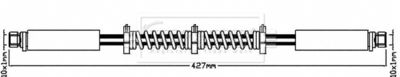 Brake Hose Borg & Beck BBH8525