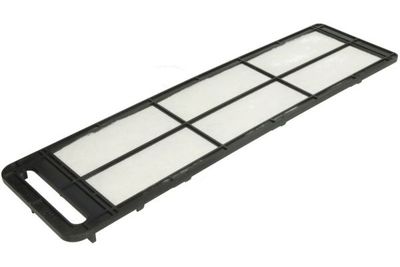 Cabinefilter 449x122x15, patroon past: KOMATSU PC118MR-8, PC138US-10, PC138US-8, PC228USLC-10, PC88MR-8, PW98MR-8
