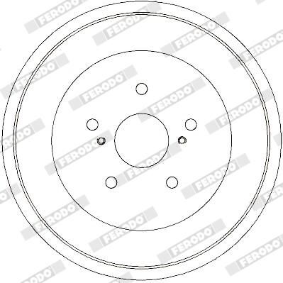 BREMSTROMMEL FERODO FDR329315 3
