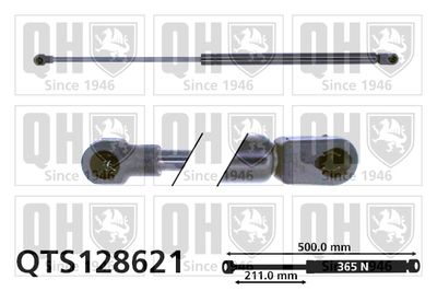 Газовая пружина, капот QUINTON HAZELL QTS128621 для VW BORA