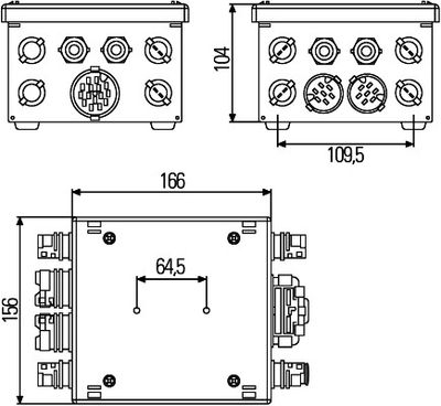 Spojka/rozbočka HELLA 8JE 340 867-011