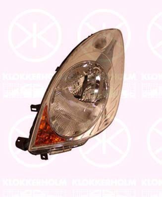 Основная фара KLOKKERHOLM 16350122A1 для NISSAN NOTE