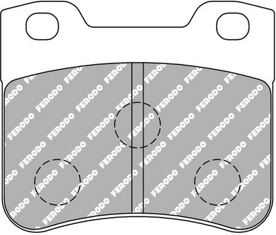 комплект спирачно феродо, дискови спирачки FERODO RACING FCP535H