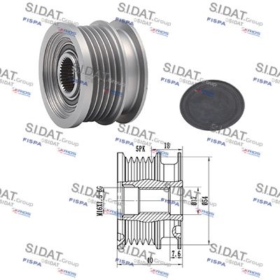 GENERATORFREILAUF FISPA 455141