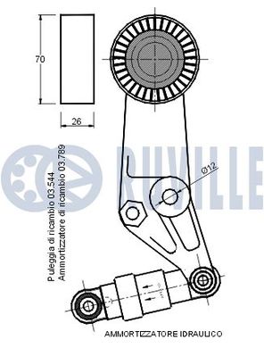 INTINZATOR CUREA CUREA DISTRIBUTIE RUVILLE 540602 1