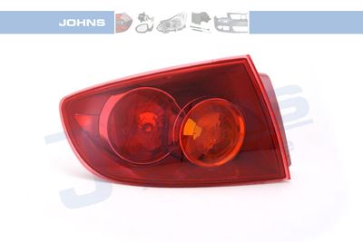 JOHNS 45 08 87-11 Задний фонарь  для MAZDA 3 седан (BK) 1.6 DI Turbo (BK12Y)