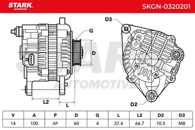 генератор STARK SKGN-0320201