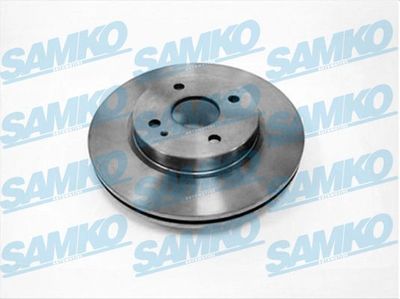 SAMKO M5017V Тормозные диски  для MAZDA 2 (DE_, DH_) 1.3 MZR
