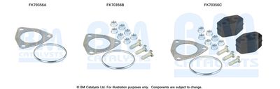 Монтажен комплект, изпускателна тръба BM Catalysts FK70356