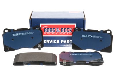 комплект спирачно феродо, дискови спирачки BORG & BECK BBP3000