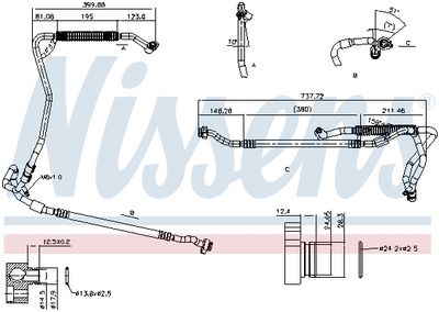 тръбопровод за ниско налягане, климатична система NISSENS 84007