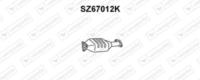 VENEPORTE SZ67012K Катализатор  для SUZUKI VITARA Cabrio (ET, TA) 1.6 i 16V (TA02, SE416)