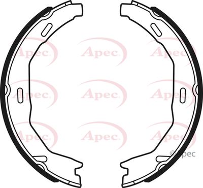 Brake Shoe Set, parking brake APEC SHU725