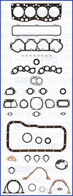 Комплект прокладок, двигатель WILMINK GROUP WG1164143 для FIAT 128