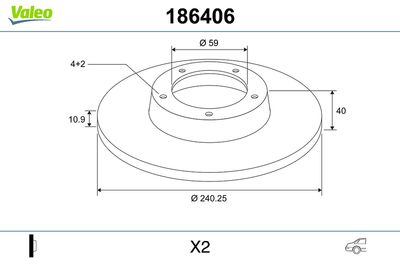 DISC FRANA VALEO 186406