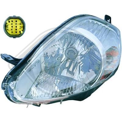 Основная фара DIEDERICHS 3456081 для ABARTH GRANDE