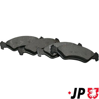 комплект спирачно феродо, дискови спирачки JP GROUP